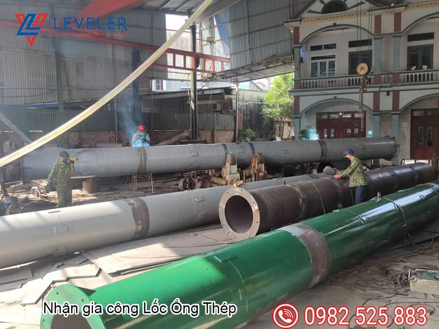 Lốc ống, nhận gia công lốc ống, cuốn ống thép